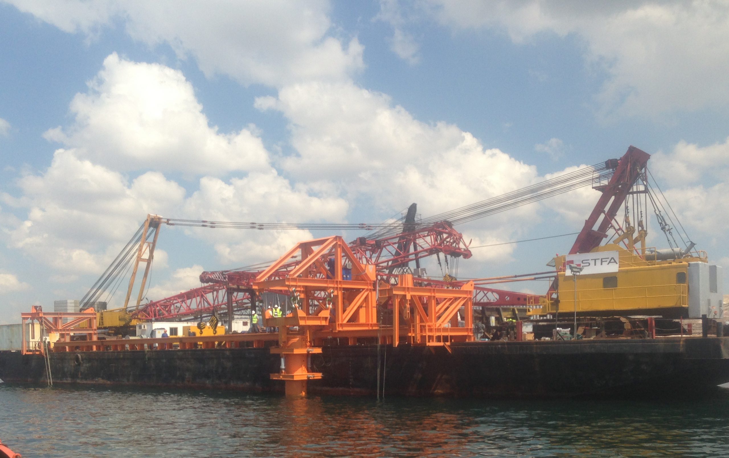 Submerged Stone Delivery System