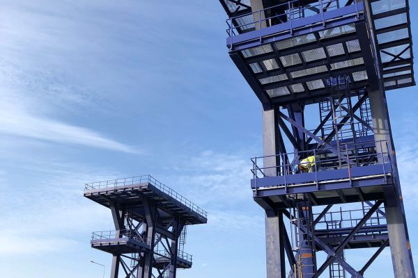 Post Tension Bridge Temporary Tower