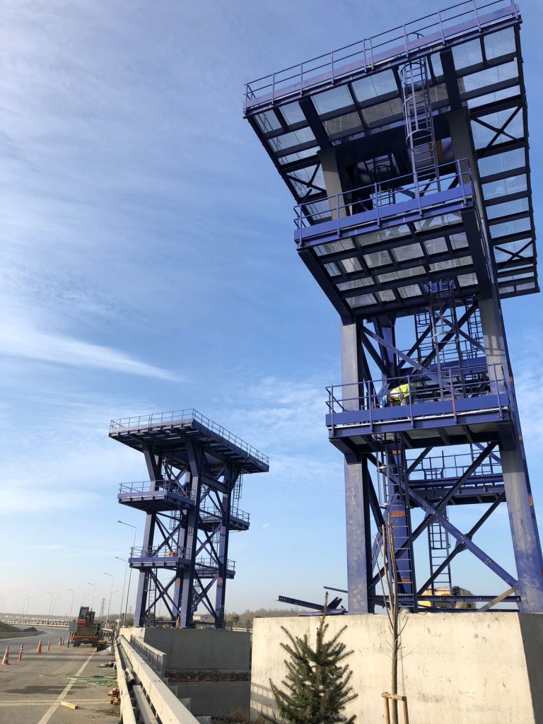 Post Tension Bridge Temporary Tower