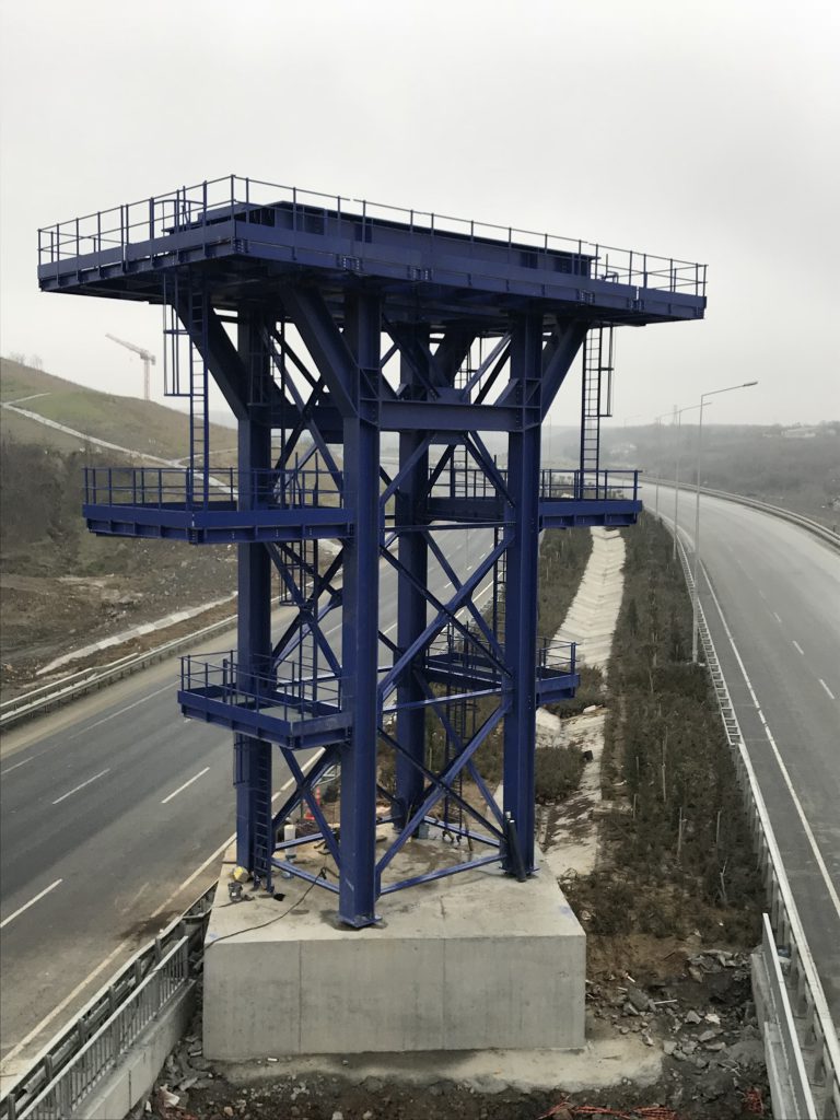 Post Tension Bridge Temporary Tower
