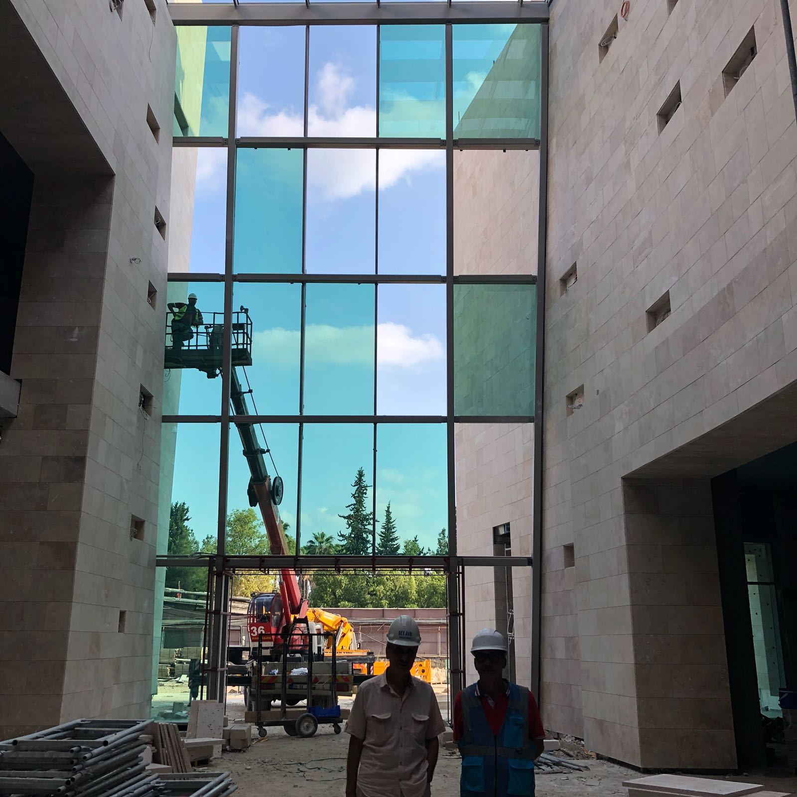 All Structural Steel Construction Works In Shopping Mall