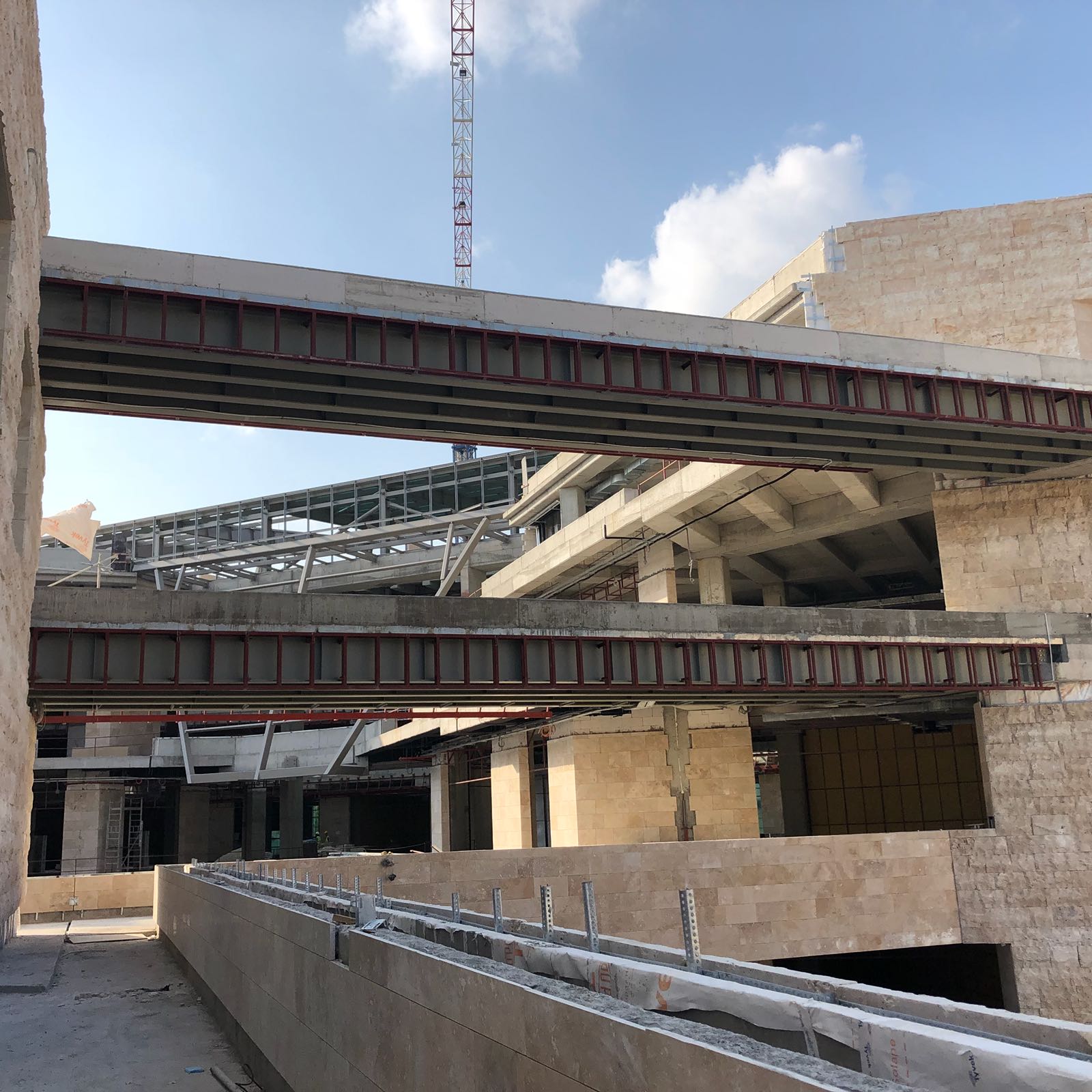 All Structural Steel Construction Works In Shopping Mall