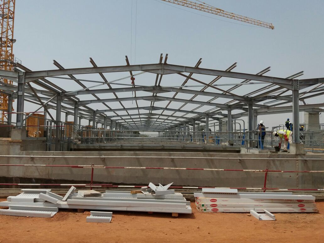 Water Treatment System Steel Construction Fabrication