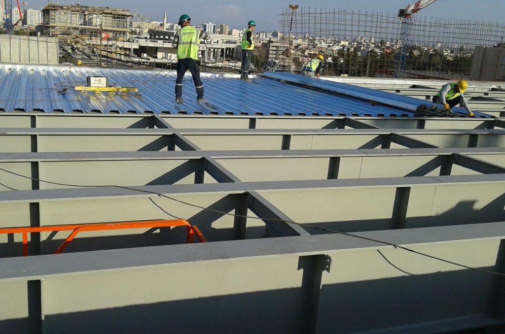 All Structural Steel Construction Works In Shopping Mall